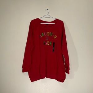 🔥Sale🔥 TORRID - Naughty & Nice Cozy Sweatshirt